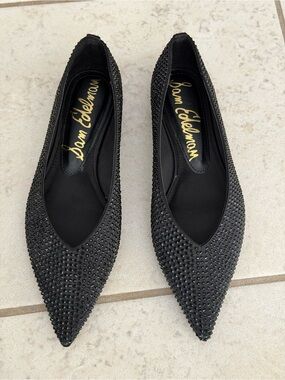 NWOB SZ 6.5 Sam Edelman Pointed Toe Rhinestone Flats